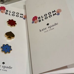 Kate Spade Floral and Spade pins
